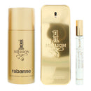 Rabanne 1 Million 3 Piece Gift Set: Eau De Toilette 100ml - Eau De Toilette 10ml