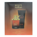 Manos De Fuego Caliente 2 Piece Gift Set: Eau De Toilette 100ml - Hair & Body Wash