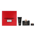 Salvatore Ferragamo Signorina Misteriosa 3 Piece Gift Set: EDP 100ml - EDP 5ml - Body Lotion 50ml