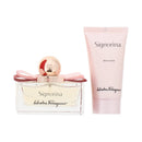 Salvatore Ferragamo Signorina 2 Piece Gift Set: Eau De Parfum 50ml - Body Lotion