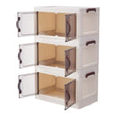 Lifeideas 3-Tier Double-door Desk Organizer Storage Box