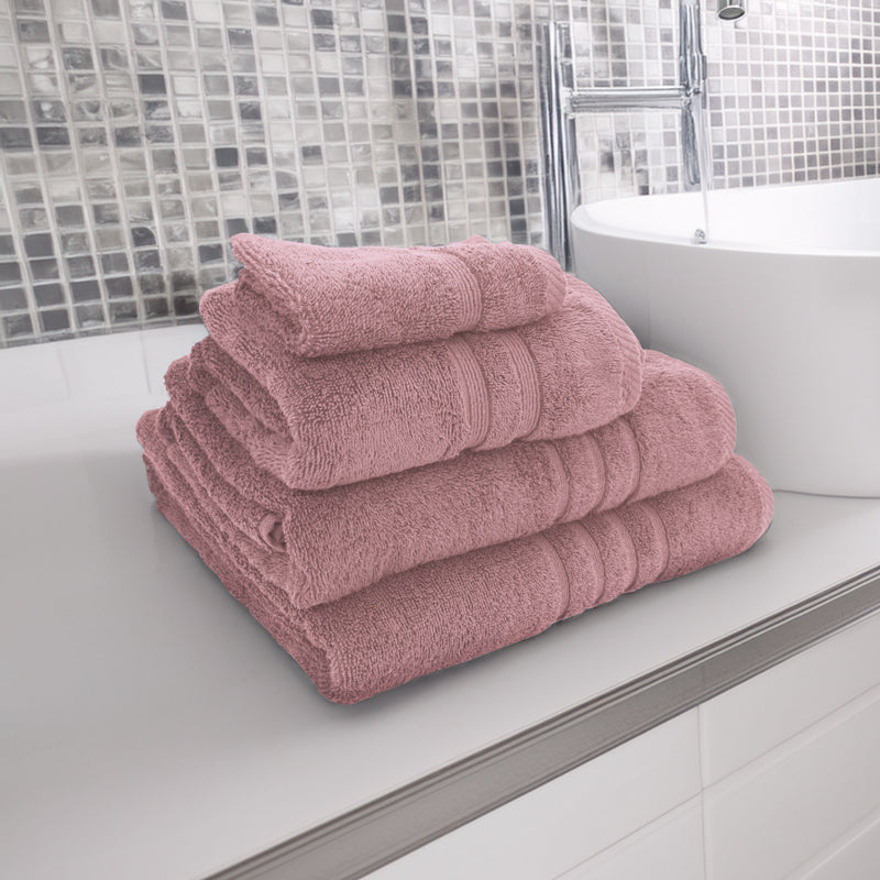 Lewis's Luxury 100% Egyptian Cotton Towel - Mauve