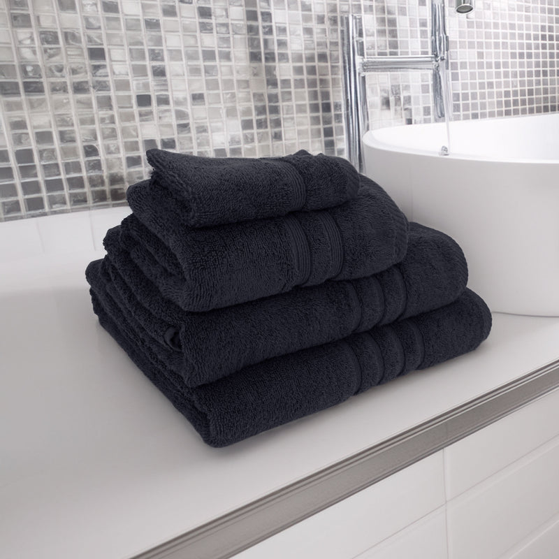 Lewis's Luxury 100% Egyptian Cotton Towel - Navy Blue