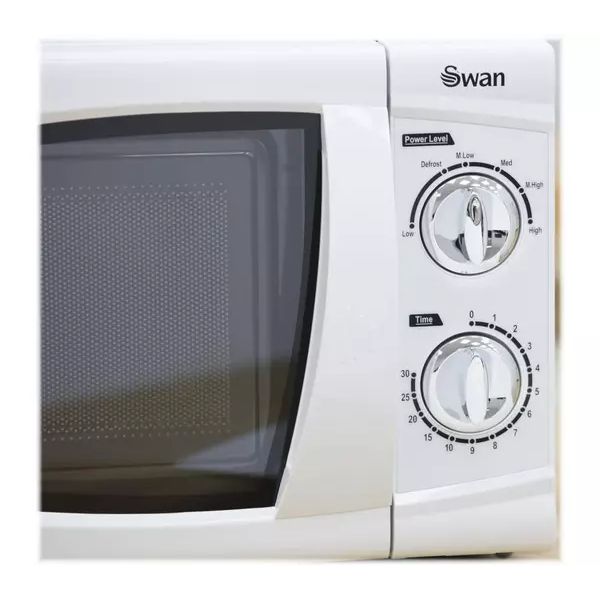 Swan Manual Microwave 800W  - White