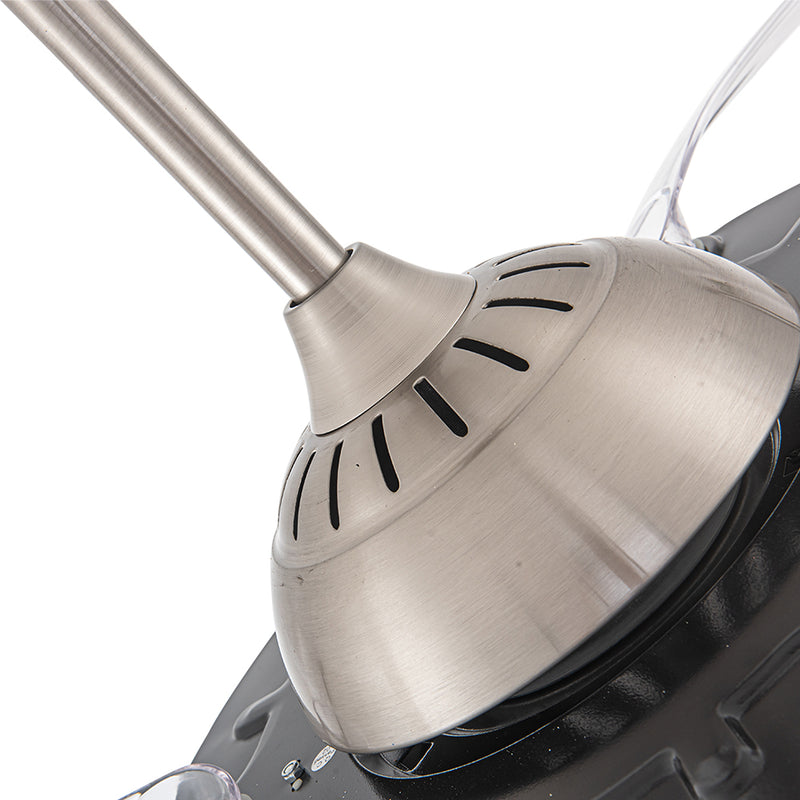 Cottonfy UK 42" Crystal LED Ceiling Fan with 3 Color Lights