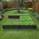 Breeins U-shaped Raised Garden Bed With 5 Compartments