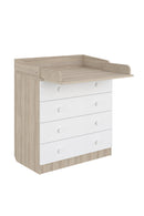Changing Dresser 800 Shefa Kids,  Elm-white