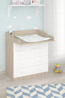 Changing Dresser 800 Shefa Kids,  Elm-white