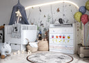 Changing Dresser 800 Shefa Kids, White, Sleepy Kittens