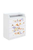 Changing Dresser 800 Shefa Kids, White, Bike Tour