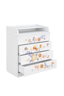Changing Dresser 800 Shefa Kids, White, Bike Tour