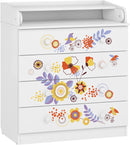 Changing Dresser 800 Shefa Kids, White, Bike Tour