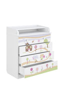 Changing Dresser 800 Shefa Kids, White, Gingerbread House