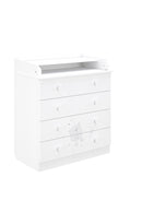 Changing Dresser 800 Shefa Kids, Teddy, White