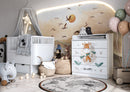 Changing Dresser 800 Shefa Kids, White, Giraffe