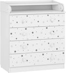 Changing dresser 800 Shefa Kids, white, Starlight