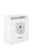 Changing Dresser 800 Shefa Kids, White, Coala