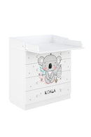 Changing Dresser 800 Shefa Kids, White, Coala