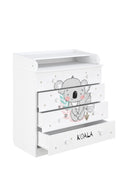 Changing Dresser 800 Shefa Kids, White, Coala