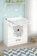 Changing Dresser 800 Shefa Kids, White, Coala