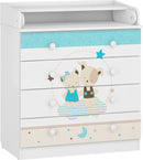 Changing Dresser 800 Shefa Kids, White, Best Friends
