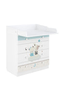 Changing Dresser 800 Shefa Kids, White, Best Friends