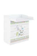 Changing Dresser 800 Shefa Kids, White, Pandas