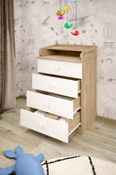 Changing dresser 600 Shefa Kids, elm-white