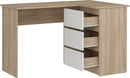 Computer desk Shefa Line Universal Sonoma oak / White Alba