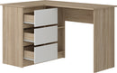 Computer desk Shefa Line Universal Sonoma oak / White Alba