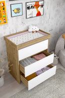 Changing Unit Shefa Kids 880, Cremona Oak-white