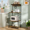 Lifeideas 3-Tier Kitchen Microwave Rack with USB Ports