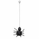 2ft Battery Operated Ash Dropping Dangling Halloween Spider Animatronic Decoration