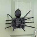 2ft Battery Operated Ash Dropping Dangling Halloween Spider Animatronic Decoration