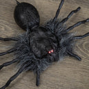 3 Pack Of 2ft Battery Operated Ash Dropping Dangling Halloween Spider Animatronic Decoration