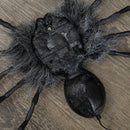2ft Battery Operated Ash Dropping Dangling Halloween Spider Animatronic Decoration
