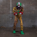 6ft Tall Animated Snippers The Clown Halloween Prop Decoration With LED Eyes