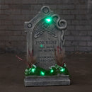 60cm (2ft) Battery Powered "For Rent" Halloween Graveyard Tombstone with LED Lights