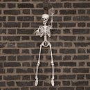 3ft (90cm) Posable Full Body Halloween Skeleton Decoration with Movable Joints