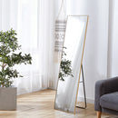 Livingandhome Rectangular Full Length Mirror Freestanding Hanging