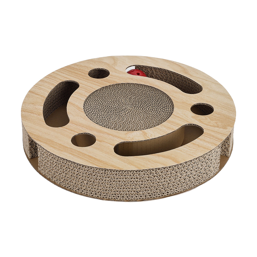 KidKid Round Cat Scratcher With Ball Toy