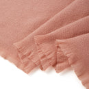 Oversized Plain Shawl Wrap - Pink
