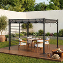 10 x 9FT Outdoor Pergola with Canopy