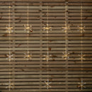 1.2m x 1.3m Light up Twinkling Snowflake Christmas Curtain Light with Warm White LEDs
