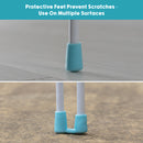 JVL Indoor/Outdoor Three Panel Folding Clothes Airer Laundry Dryer, 6M