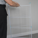 JVL Indoor/Outdoor Three Panel Folding Clothes Airer Laundry Dryer, 6M