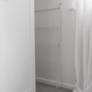 JVL Indoor/Outdoor Three Panel Folding Clothes Airer Laundry Dryer, 6M