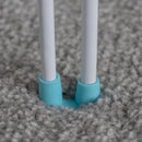 JVL Indoor/Outdoor Four Panel Folding Clothes Airer Laundry Dryer, 8M