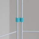 JVL Indoor/Outdoor Four Panel Folding Clothes Airer Laundry Dryer, 8M