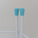 JVL Indoor/Outdoor Four Panel Folding Clothes Airer Laundry Dryer, 8M